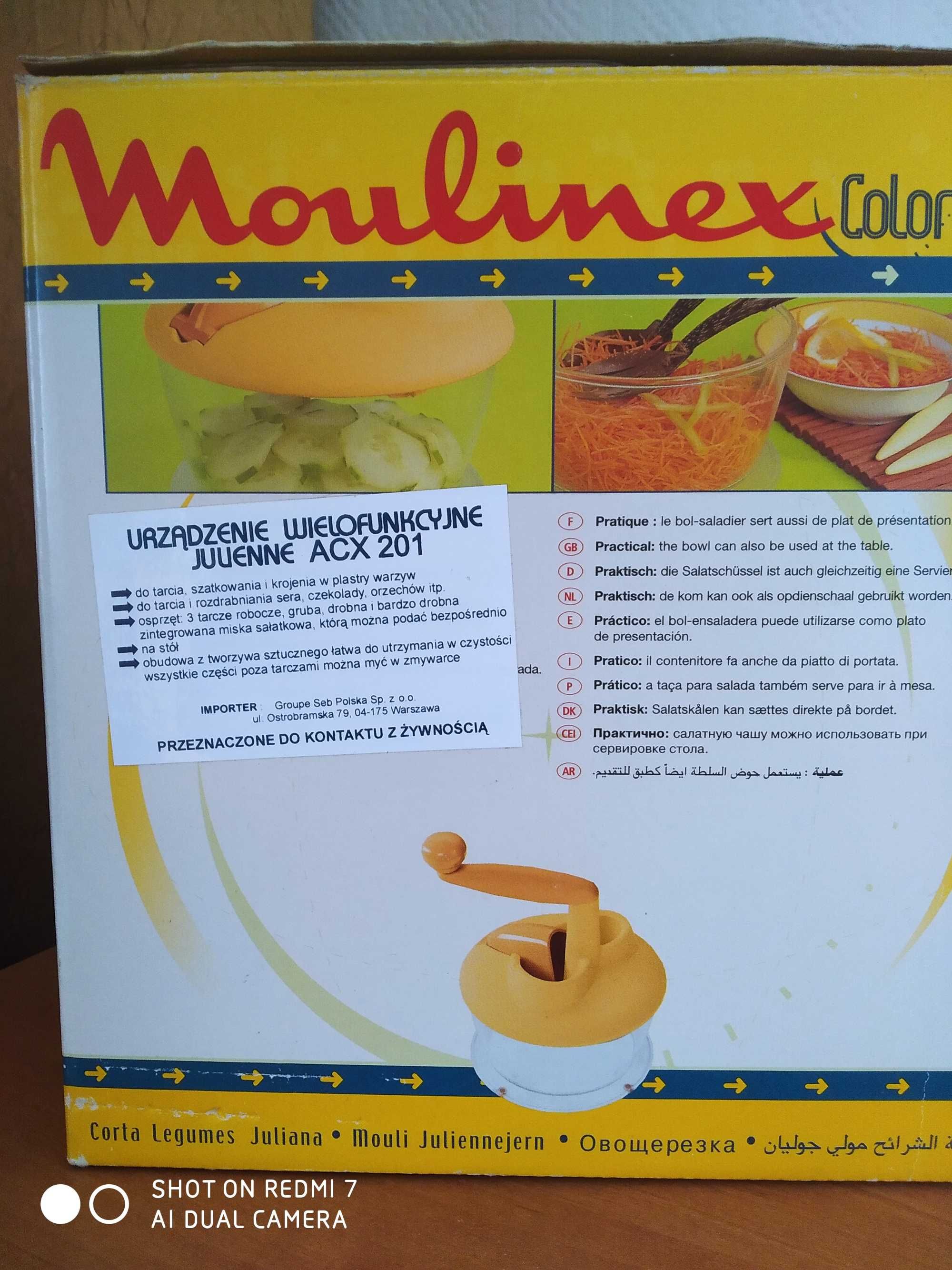 Mulinex Color Art  urządzenie wielofunkcyjne - szatkowanie, siekanie