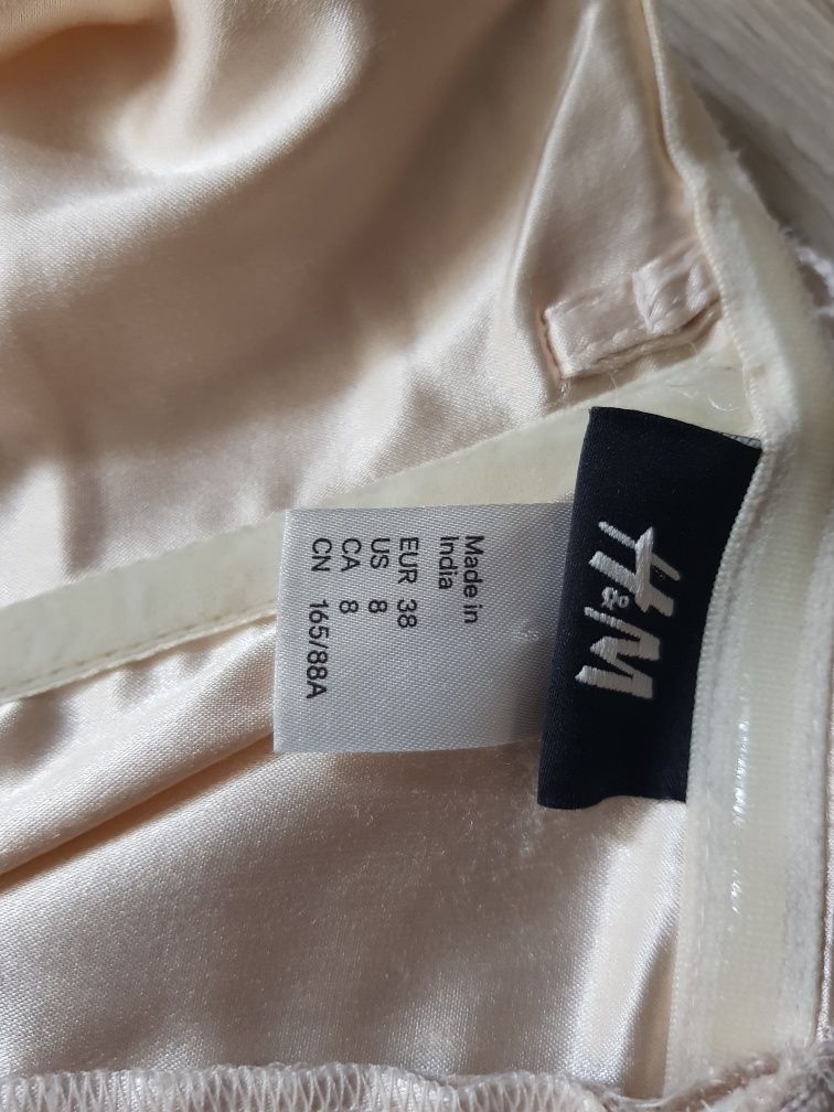Sukienka mini z cekinami marki H&M rozmiar 38