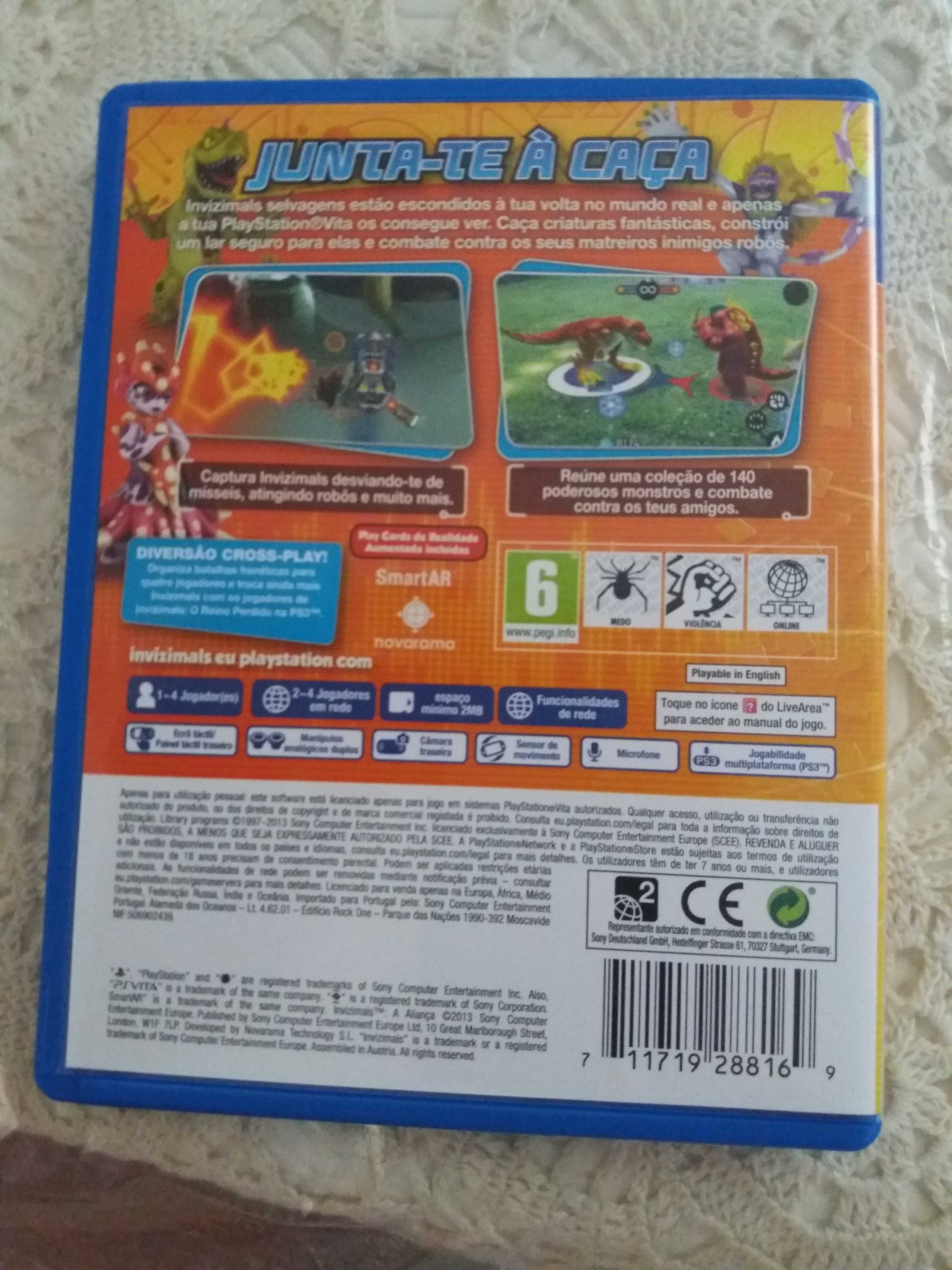 Jogo PS Vita Invizimals- Aliança. Em ótimo estado.