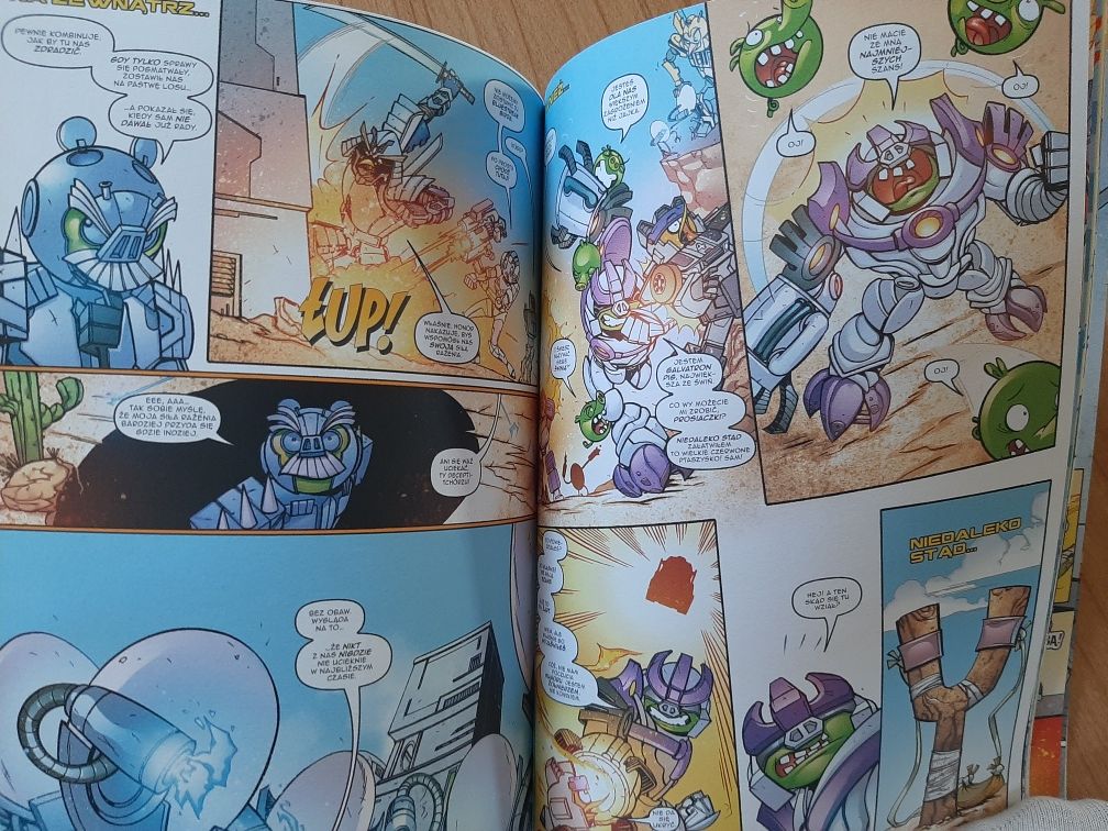 Angry Birds Transformers komiks książka