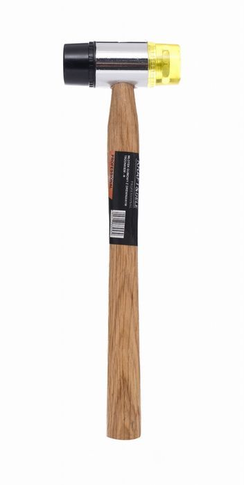 Młotek gumowo-plastikowy z drewnianą rączką KD903