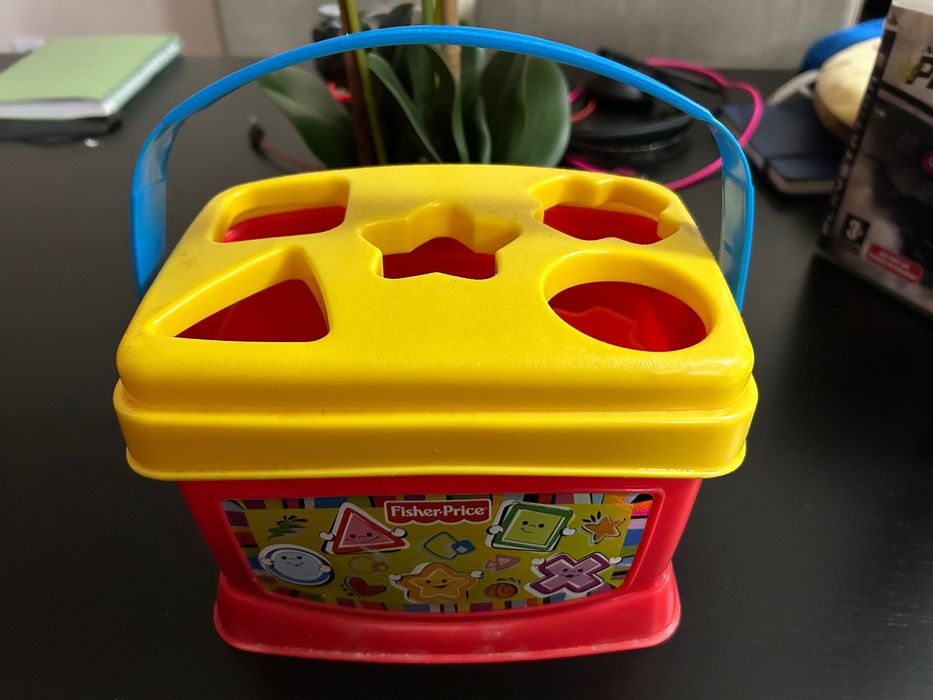 Fisher Price Baby First Blocks caixa completa com 10 figuras