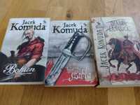 Jacek Komuda 3 książki (Bohun , Czarna Szabla, Diabeł Łańcucki)