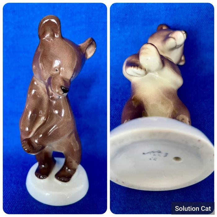 Статуэтки СССР: Мишка ЛФЗ Будёновец Олени Рыбка Мальчик Девочка Бюргер