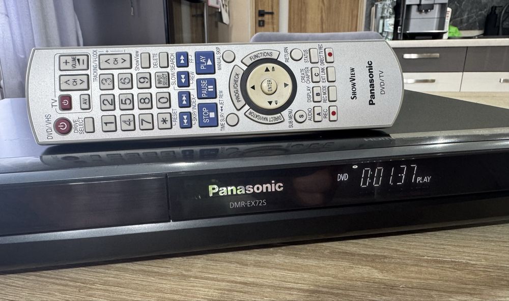 Panasonic DMR-EX72S #Nagrywarka DVD HDD #160 GB #DVB-S #USB #HDMI #DV