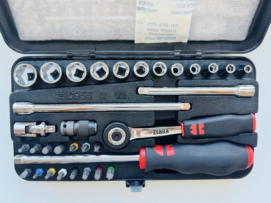 Набір головок торцевих WURTH ZEBRA MULTI 1/4" 33 шт.