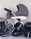 Wózek 4w1 uniwersalny kolor fotelik i baza Cybex
