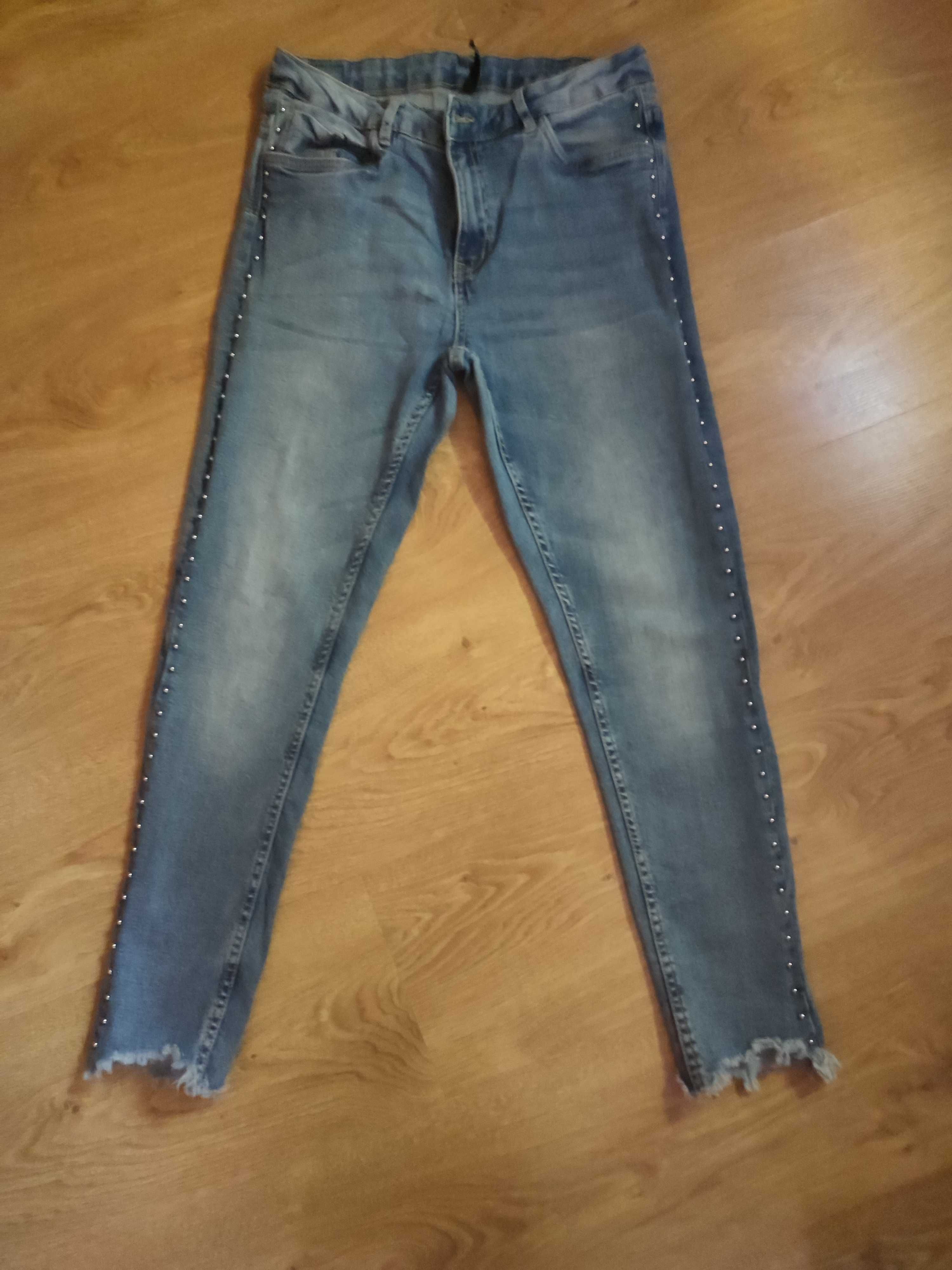 Spodnie jeansowe damskie roz M Moodo