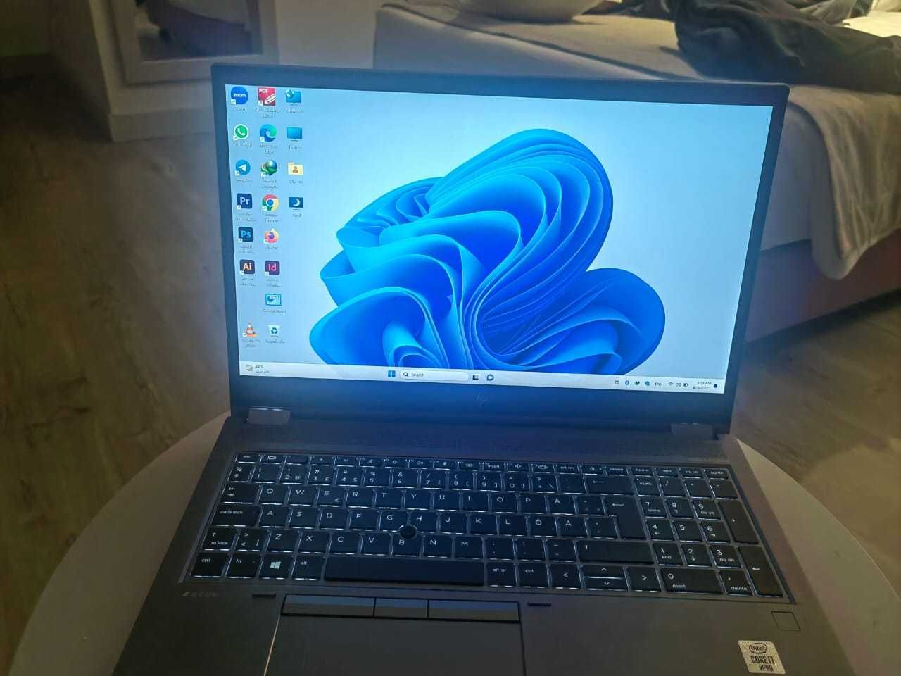 HP ZBook  Core i7 10ª Geração 32GB RAM  512GB SSD Quadro T2000 Ecrã 4K