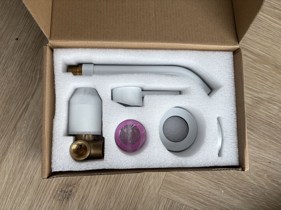 Biała bateria podtynkowa Mexen