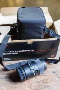 Obiektyw Sigma 105mm F2.8 EX  DG MACO mocowanie Canon