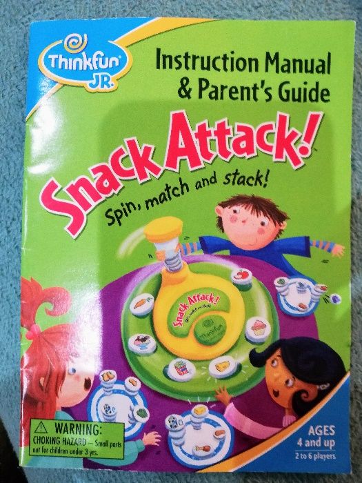 JOGO Divertido - Snack AttacK . Dos 4 aos 99 anos