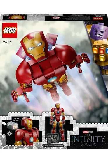 LEGO SUPER HEROES 76206 Figurka Iron Mana Zestaw Klocków 381Elementów