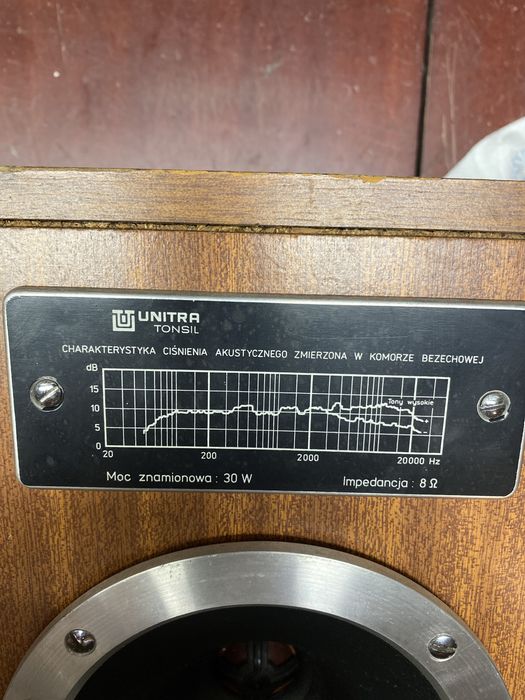 Dwa glosniki UNITRA tonsil 30w 8 ohm