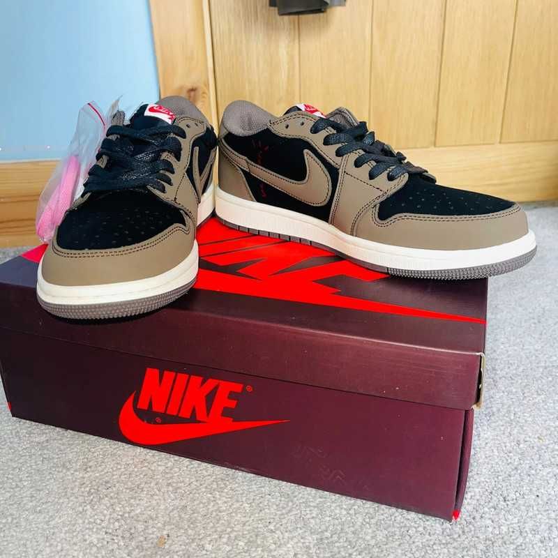 Buty Jordan 1 Low OG SP Travis Scott Mocha Moda Obuwie sportowe r45