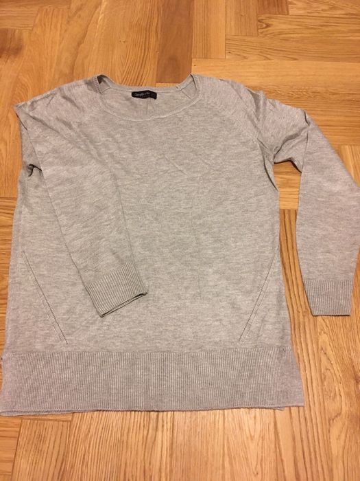 Sweter sweterek Stradivarius r. S 36 szary wiskoza lekki
