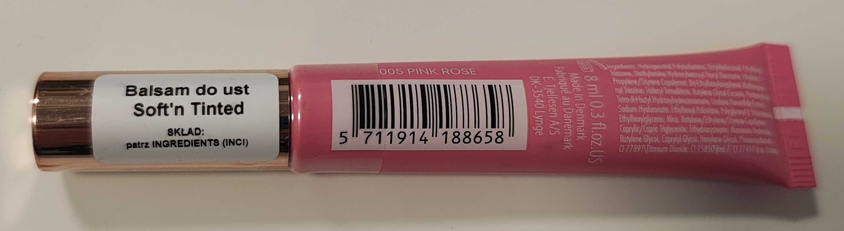 Gosh Copenhagen Soft'n tinted balsam do ust 005 pink rose 8 ml