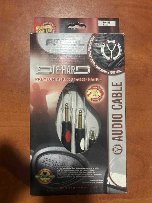 Die Hard DH615 nowy Stereo Mini Jack - 2 Mono Jack
