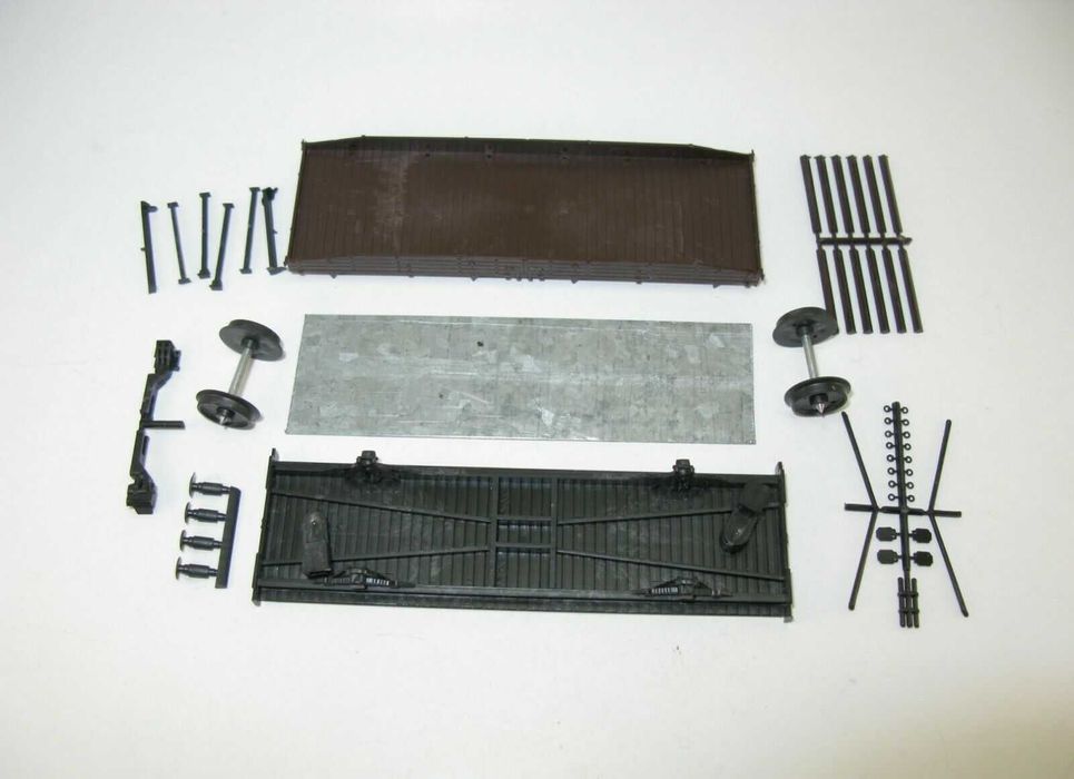 Платформа 2х осная 20т. СЖД III эпохи модель для сборки 1:87 H0