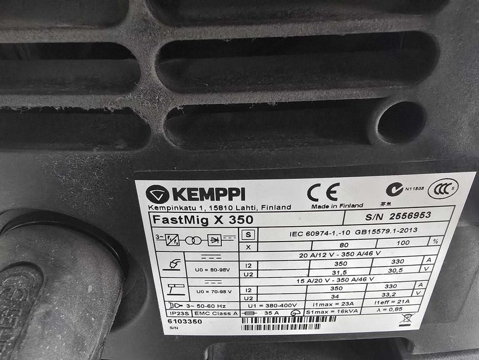 Spawarka Kemppi FastMig X 350 + podajnik WFX 300