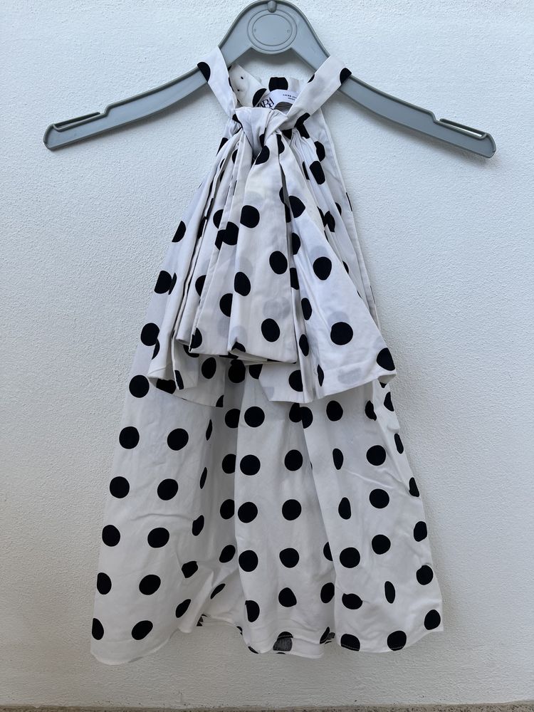 Top zara as bolinhas