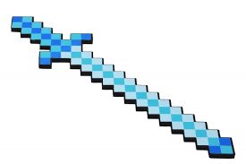 Пиксельный Большой меч Minecraft майнкрафт red Stone
