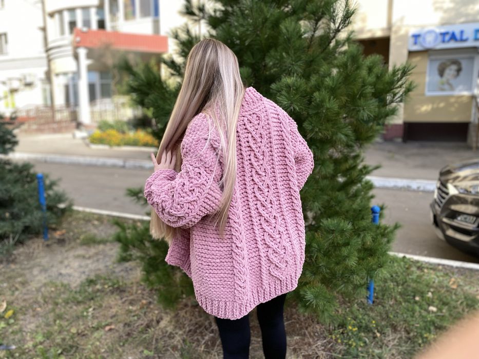 Кардиган плюшевий пуффі