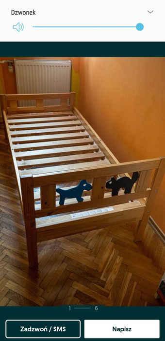 Łóżko młodzieżowe Ikea kritter
