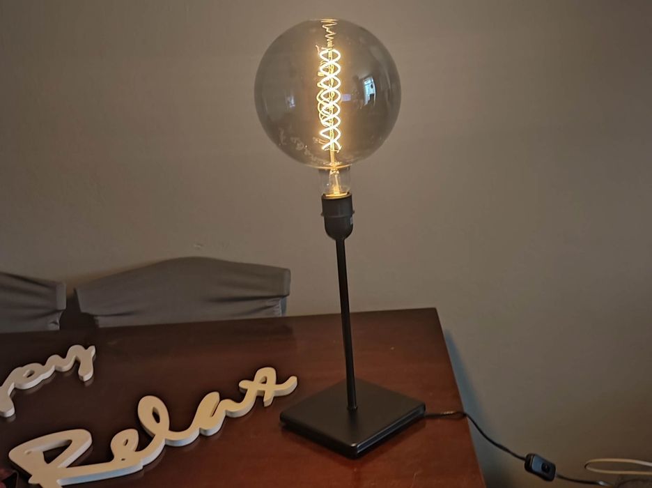 Lampa loft nowa z wielką żarówką sprzedaż lub zamiana