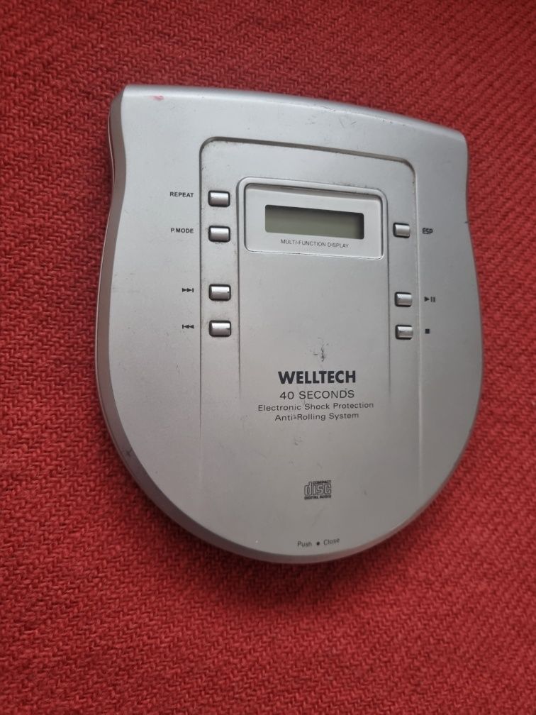 Odtwarzacz CD Welltech ładnie gra stan ok