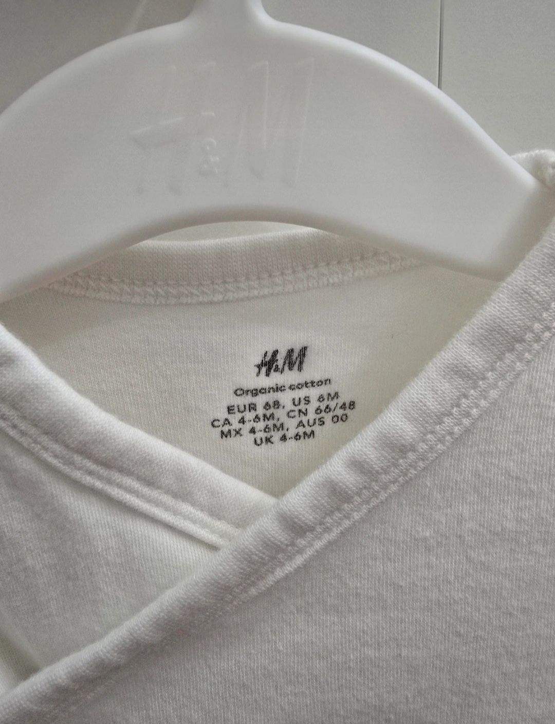 Body kopertowe z wysokiej jakości bawełny marki H&M w rozmiarze 68