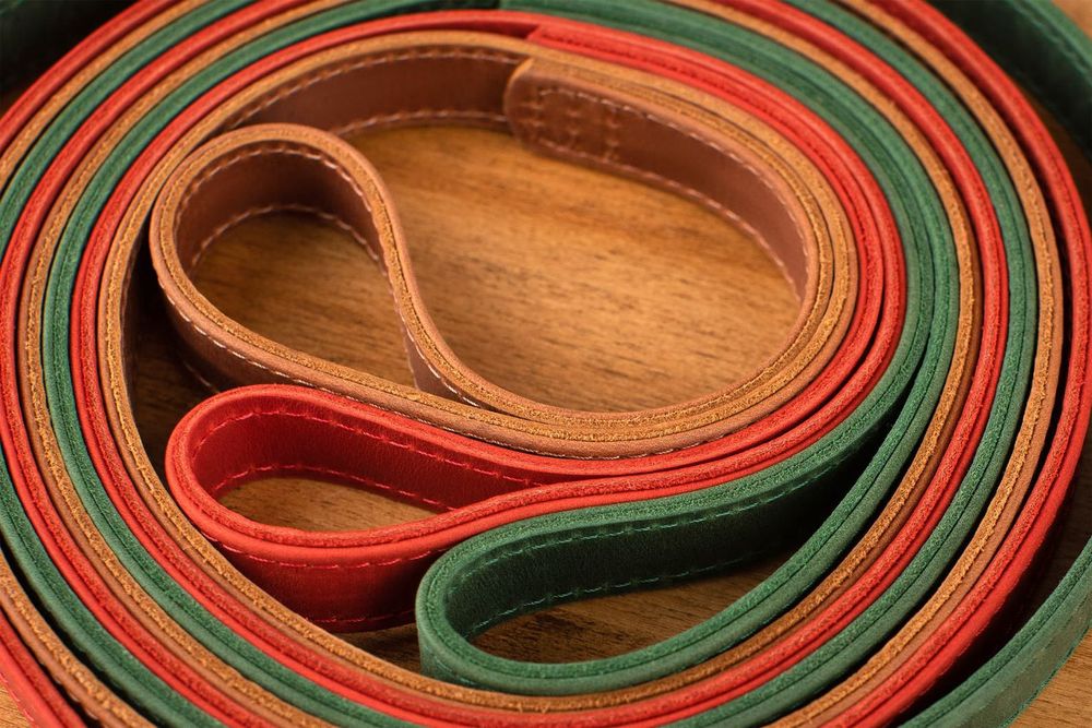 Поводок и Ошейник для Собак Кота Кошек ШкірянийCrazy Гравіювання Акція