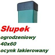 Słupek ogrodzeniowy ocynk 42,4 H-200,siatka ogrodzeniowa,brama,furtka