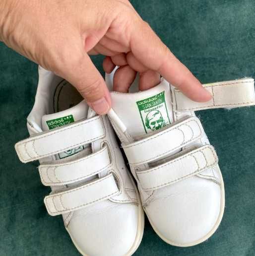 Шкіряні кросівки adidas stan smith | розмір 27 | устілка 17,5 см.