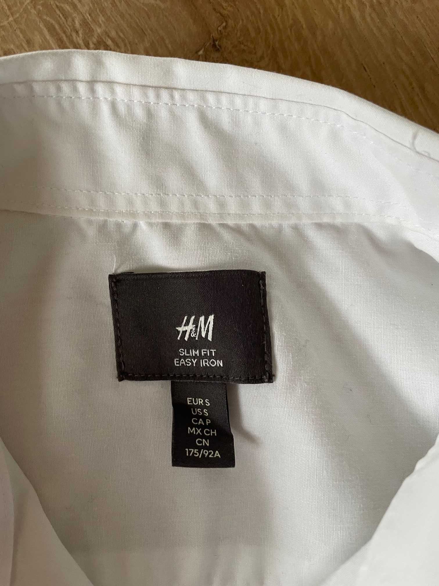 biała koszula długi rękaw H&M roz.S