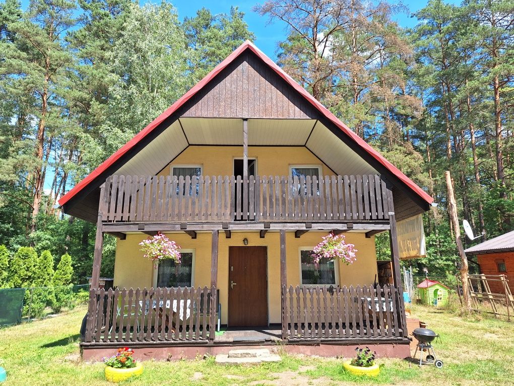 Urokliwy domek dla 6os. - Wypoczynek w lesie, jacuzzi balia