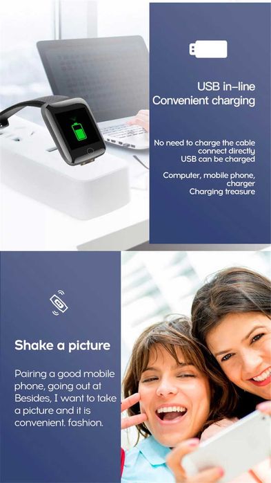 Wielofunkcyjny inteligentny Smartwatch D13