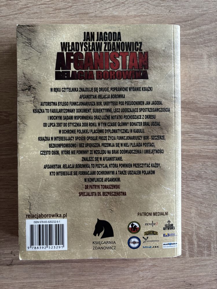 Afganistan Relacja Borowika Jan Jagoda Własysław Zdanowicz