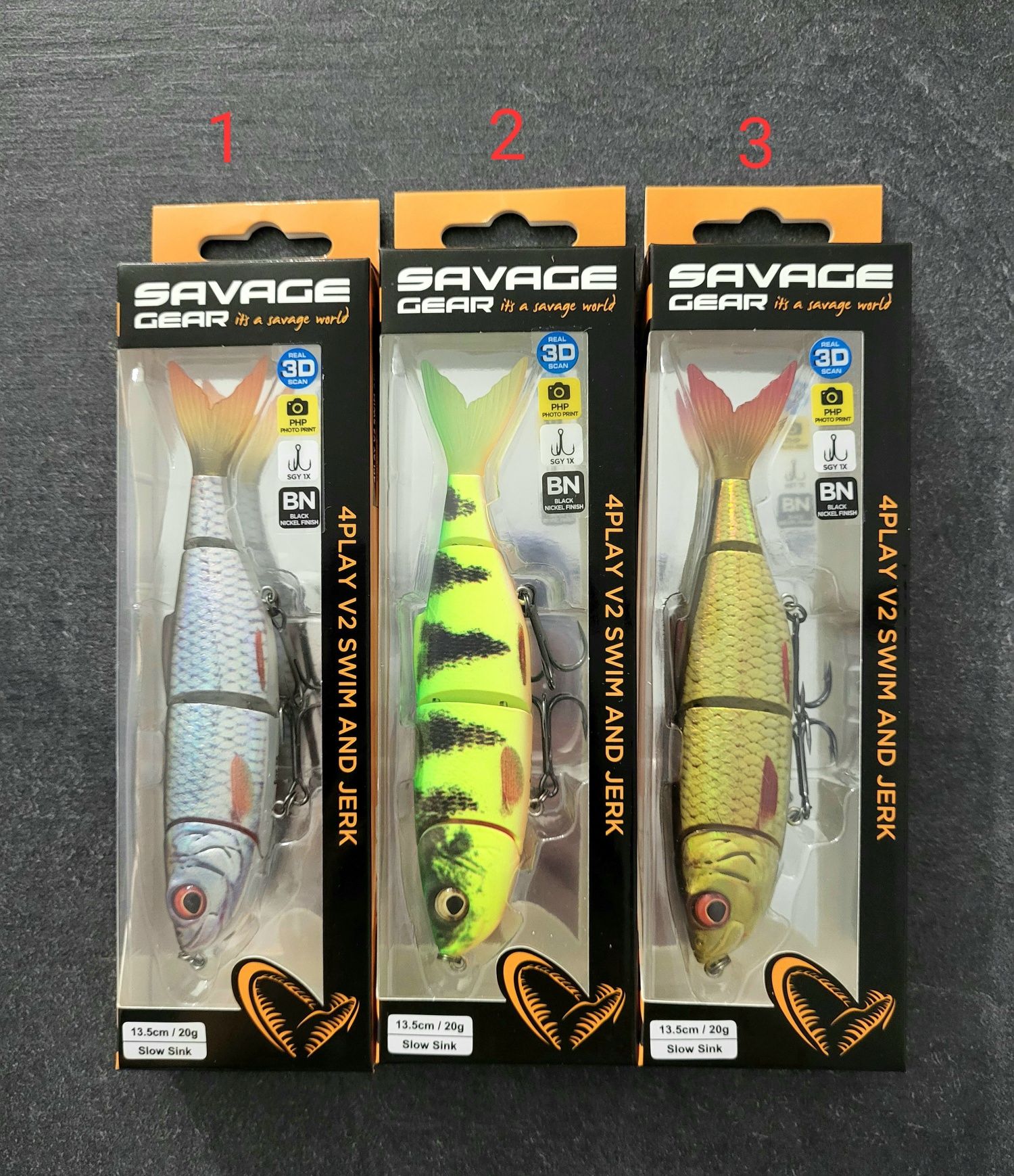 Воблер Savage Gear 4Play V2 Swim & Jerk SS 135mm, 20g.