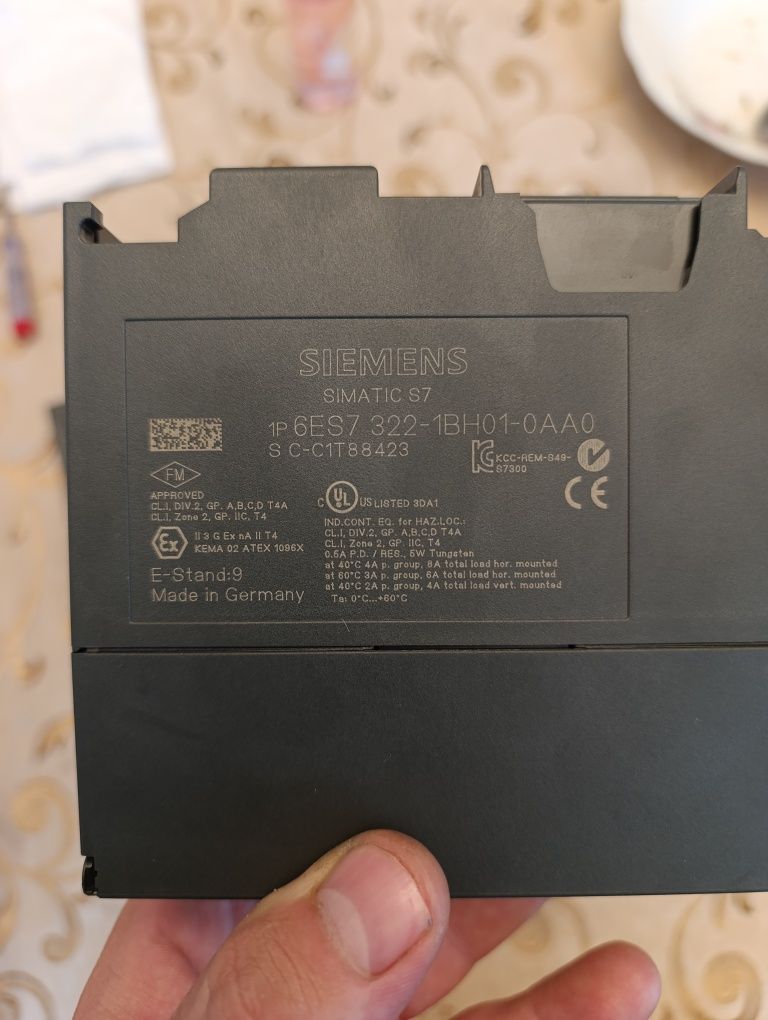 Siemens simatic s7-300 procesor, karta pamięci, moduły, moduł