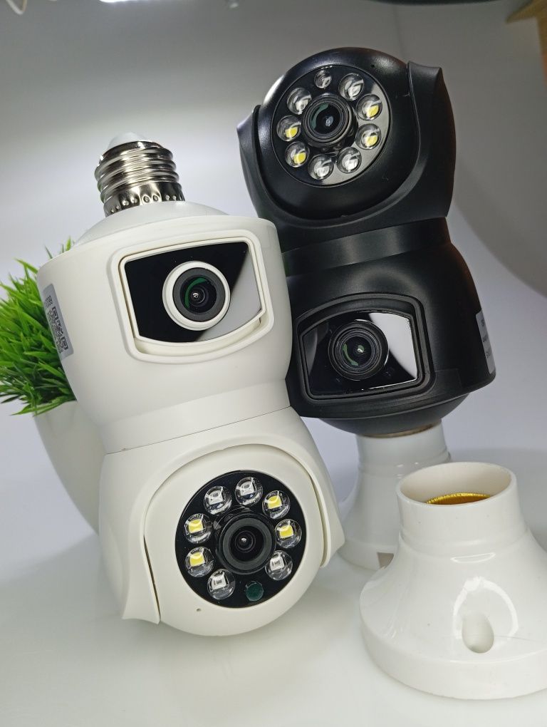 ‼️WI-FI CAM E27 Вай-фай камера під цоколь Домашня Камера лампочка ‼️