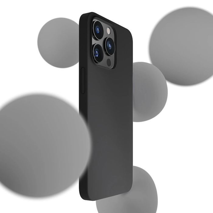 Etui 3mk Silicone Case na iPhone 14 Pro - czarne