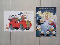 Kaczor Donald Don Rosa plakat + autograf,  Sknerus  Mckwacz komiks
