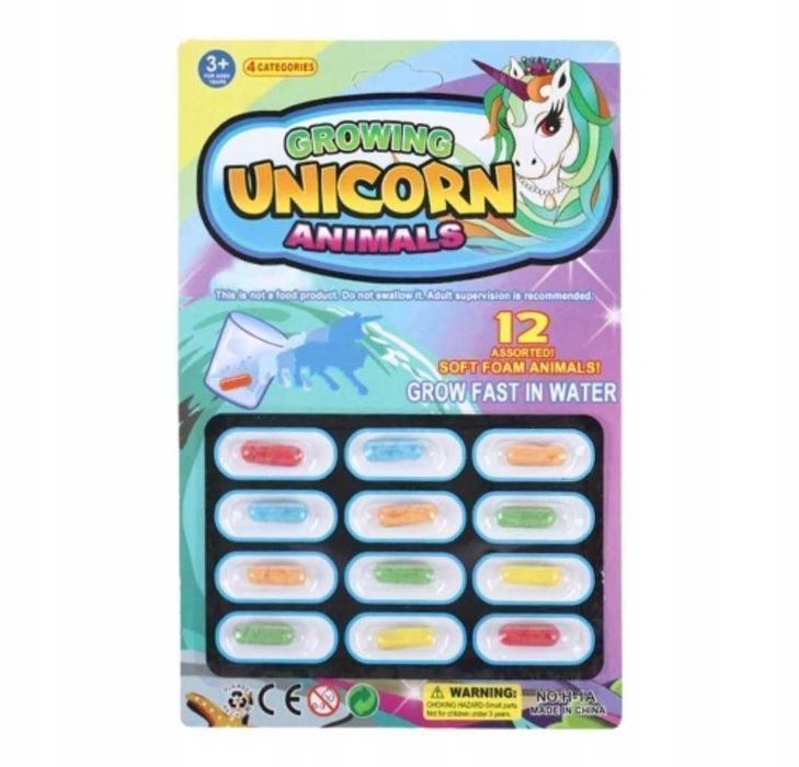 Nowa zabawka magiczne kapsułki rosnące w wodzie jednorożce #116