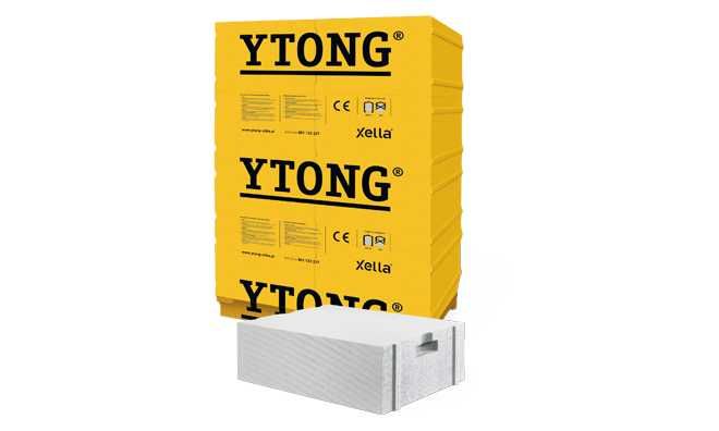 Beton komórkowy YTONG 24 cm klasa 600 Gazobeton, suporex, Solbet, H+H