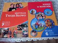 Oddam podręczniki  do religii klasa 6 i 7