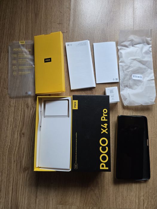 poco x4 pro 5g żółty gold yellow 6gb ram 128gb rom