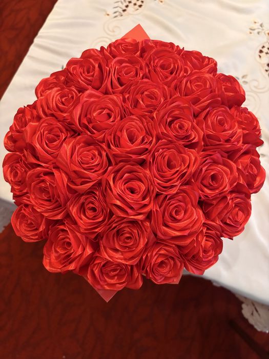 Роблю букети з атласної стрічки на замовлення