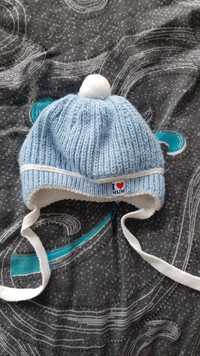Зимняя шапка 0-5 месяца, зимова шапка