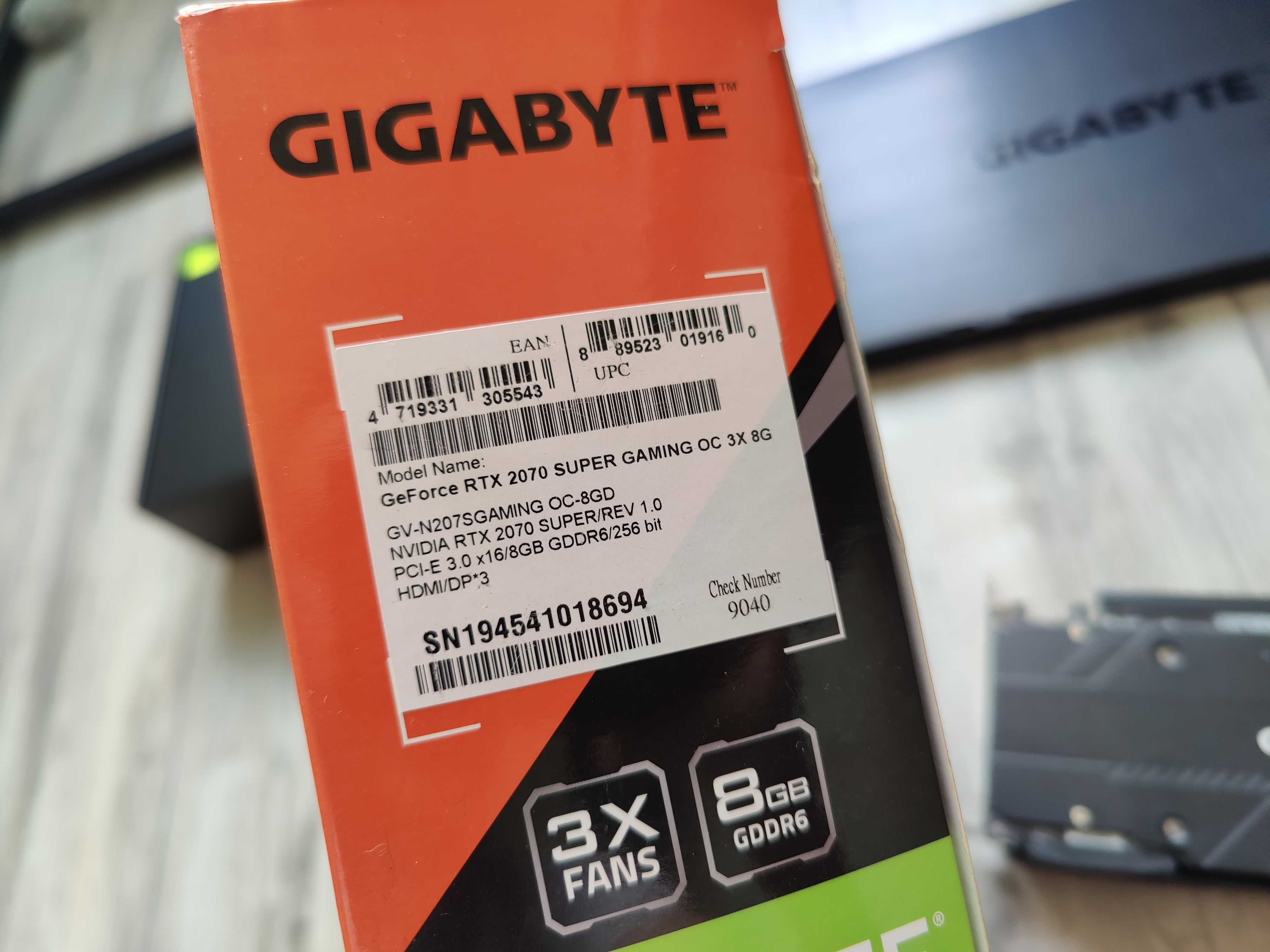Відеокарта Gigabyte GeForce RTX 2070 Super Gaming OC 3X 8GB GDDR6 256